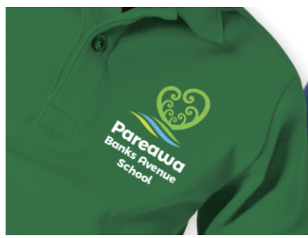 Pareawa-Banks-Ave-School-Logo-Christchurch-NZ - School Branding Matters